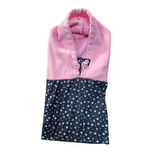 AONIJIE Pink Black Fleece Hooded Balaclava